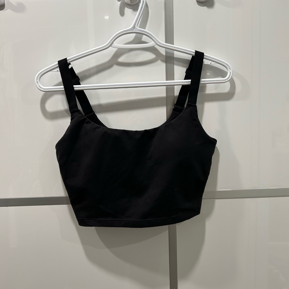 Black Women's Sports Bra Top